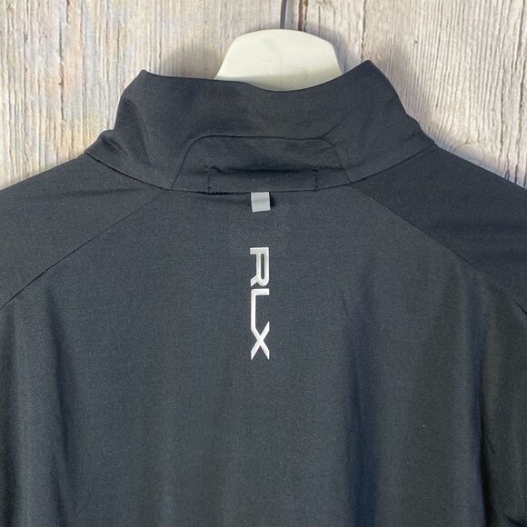 Ralph Lauren RLX Performance Quarter-Zip Pullover Black NWT Size M  D - Picture 9 of 12